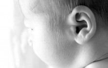 Newborn baby's ear